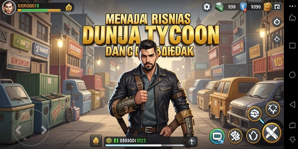 Tampilan gameplay <strong>9399</strong> yang menarik dengan strategi Tycoon.