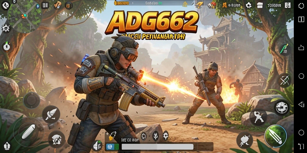 Screenshot game ADG62 menampilkan aksi seru dalam TPS.
