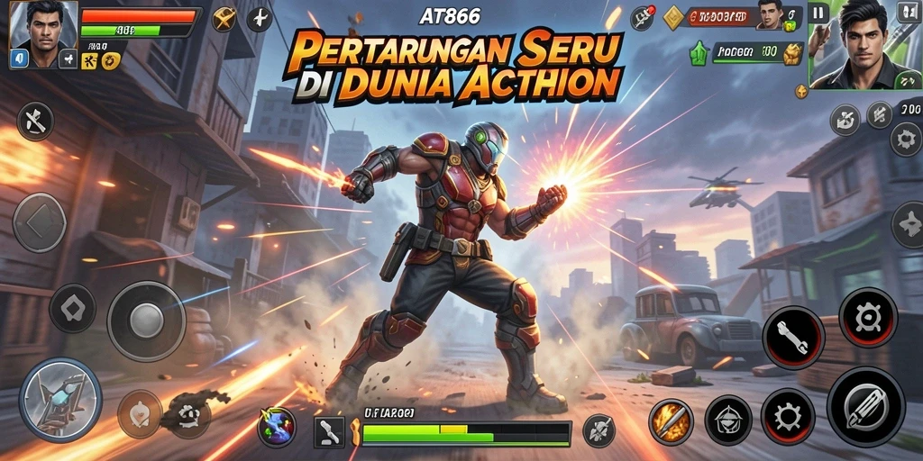 Tampilan gameplay seru dan grafis menawan dari AT866.