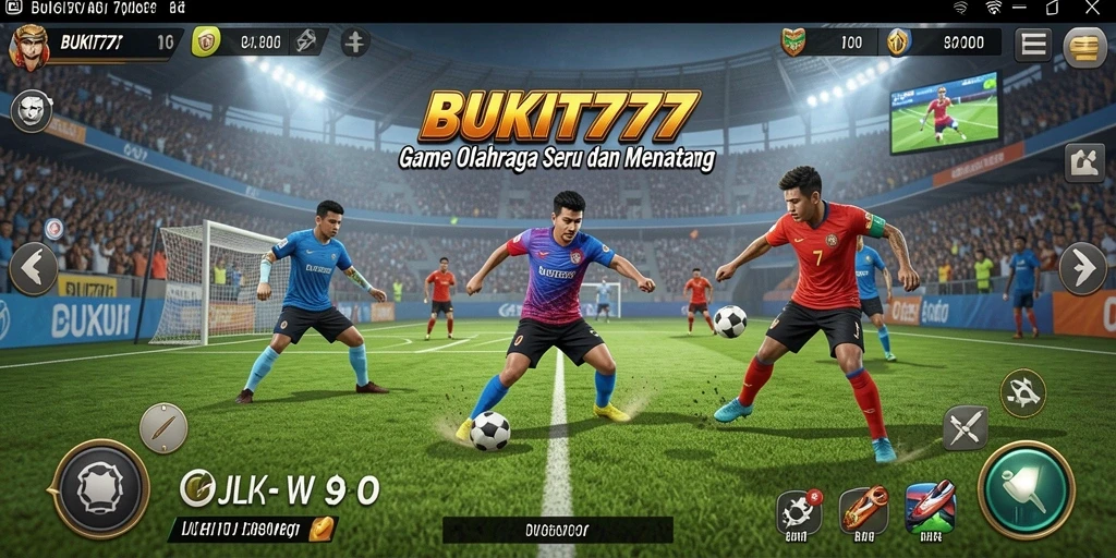 Tampilan gameplay BUKIT777 yang menampilkan aksi olahraga yang seru.