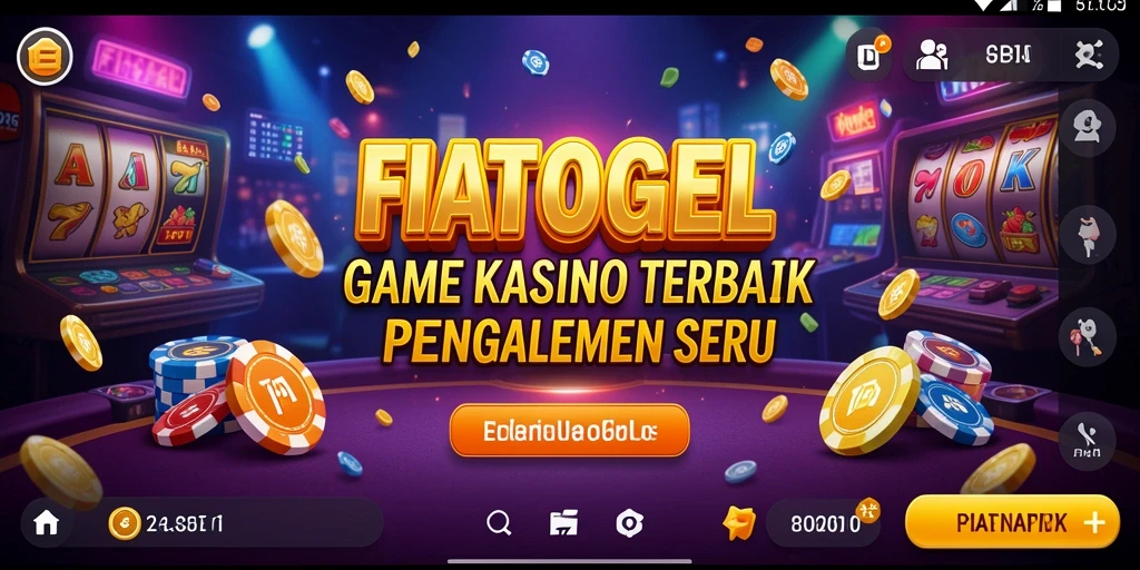 Screenshot FIATOGEL yang menunjukkan gameplay seru di Kasino.