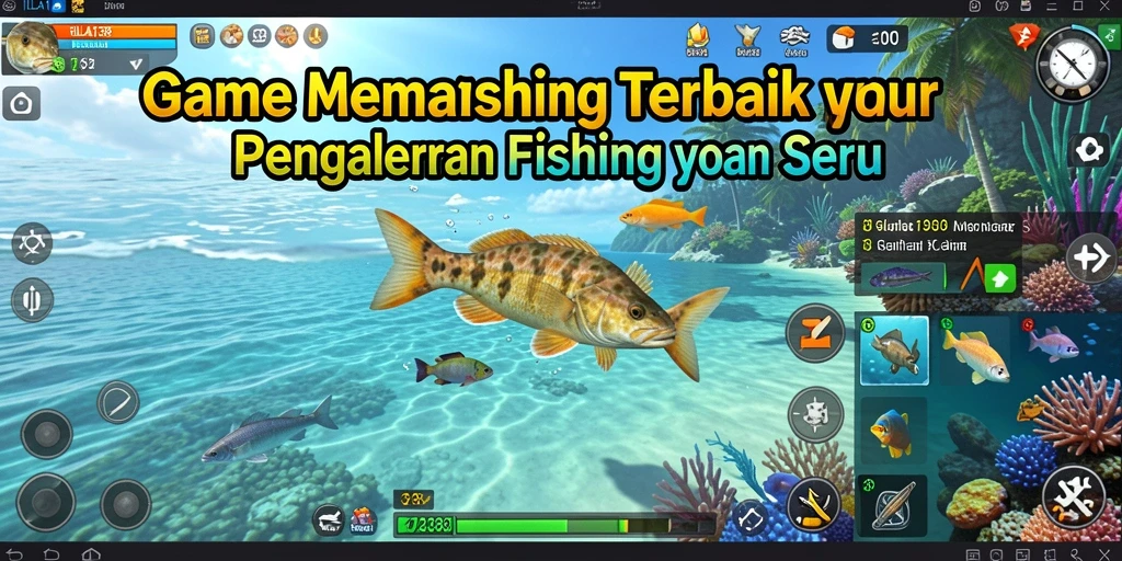 Snap dari gameplay GILA138 dengan pengalaman memancing yang seru.