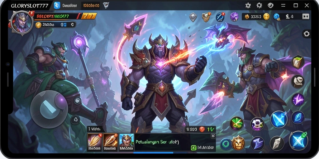 Tampilan gameplay mendalam dari GLORYSLOT777 yang menarik.