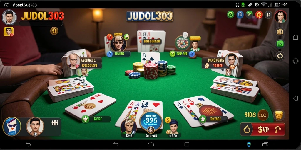 Tampilan gameplay seru dalam JUDOL303 dengan pemain yang bersaing.