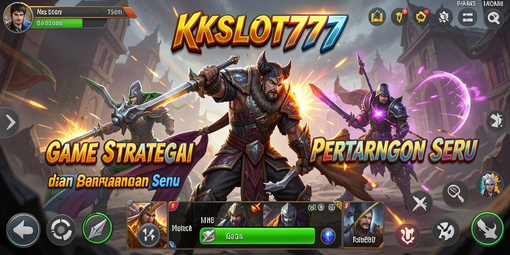 Tampilan gameplay menakjubkan dari KKSLOT777 yang penuh strategi.