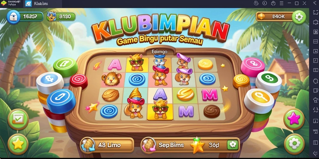 Screenshot gameplay KLUBIMPIAN yang memperlihatkan momen seru Bingo.