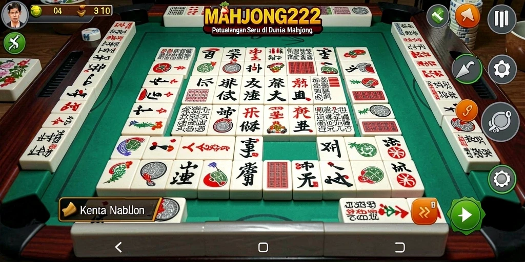 Tangkapan layar gameplay seru MAHJONG222 dengan tantangan Mahjong.