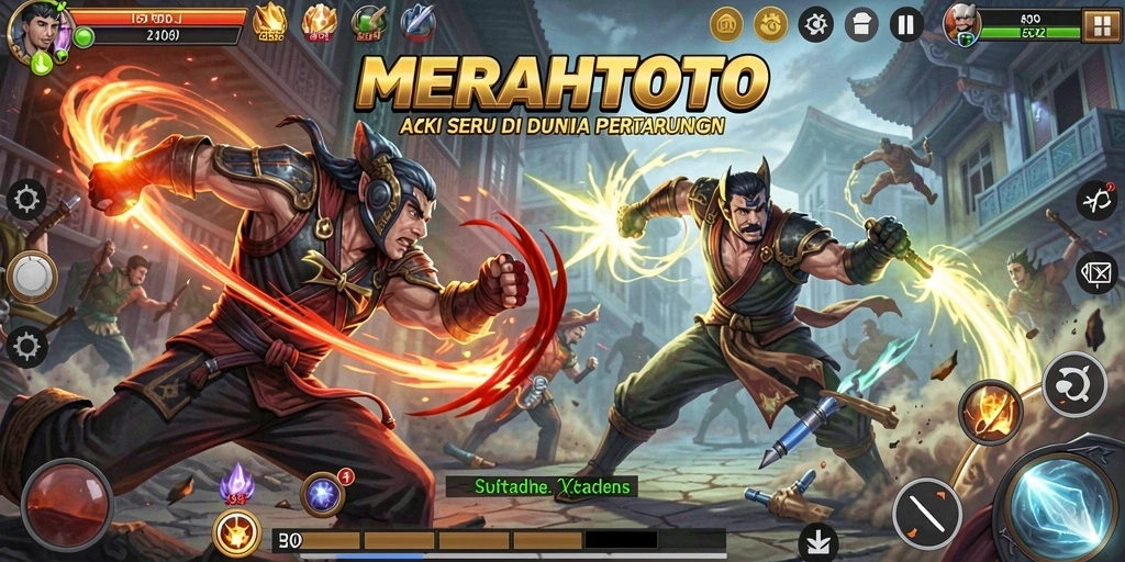 Tampilan seru dari gameplay MERAHTOTO yang mendebarkan.