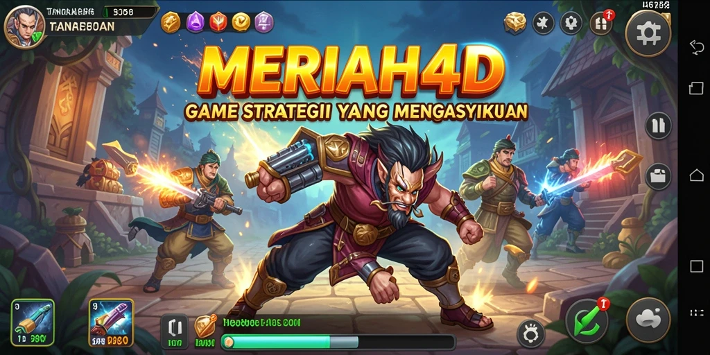 Tampilan gameplay seru dari MERIAH4D yang menantang.