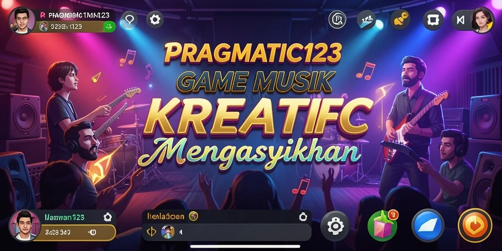 Tampilan gameplay menarik dari aplikasi musik PRAGMATIC123.