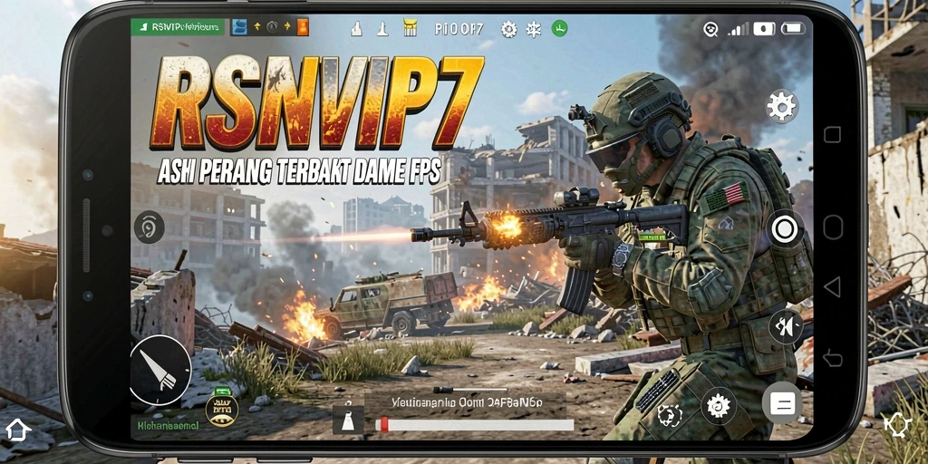 Tampilan seru gameplay RSNVIP7 dengan aksi perang yang mendebarkan.