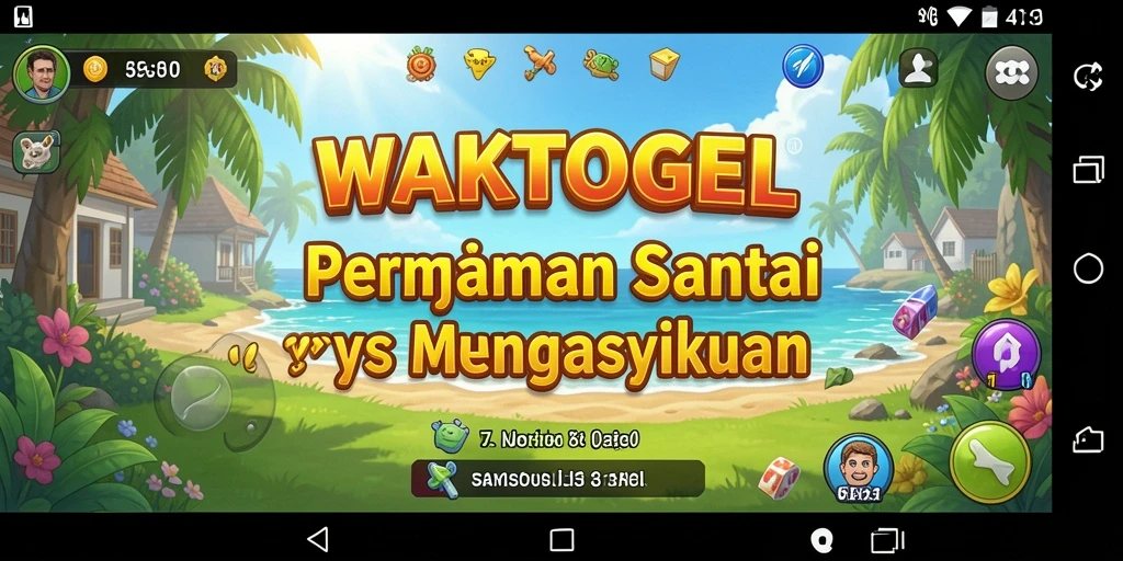 Tampilan gameplay <strong>WAKTOGEL</strong> yang ceria dan mengasyikkan.